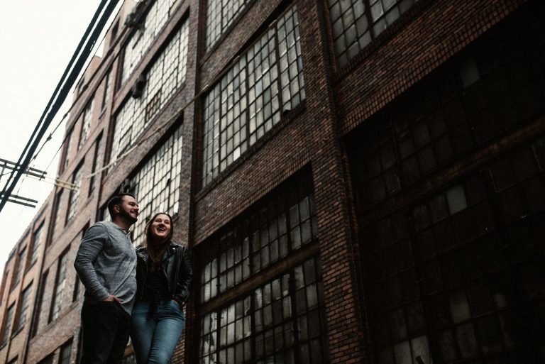 pittsburgh strip district engagement session